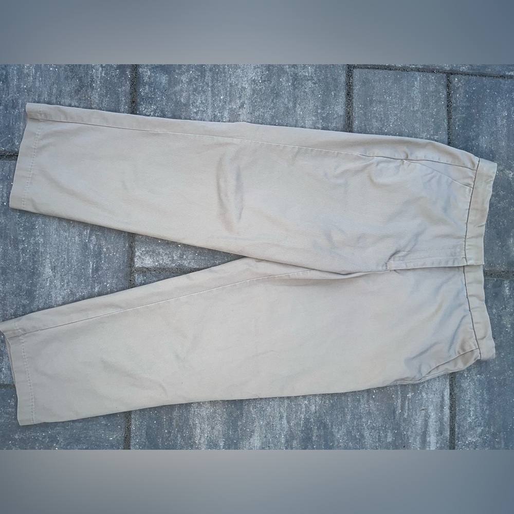 Lands end khaki ankle pants